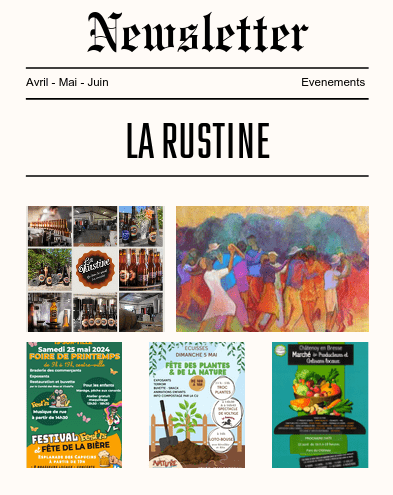 Où retrouver La Rustine ce printemps ?